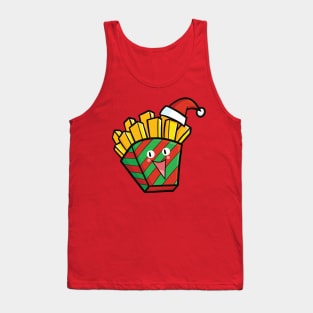 Kawaii christmas french fries Tank Top